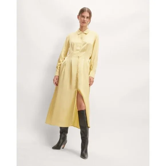 Everlane The Banana Boots in Black Leather New Womens Knee High