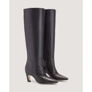Everlane The Banana Boots in Black Leather New Womens Knee High