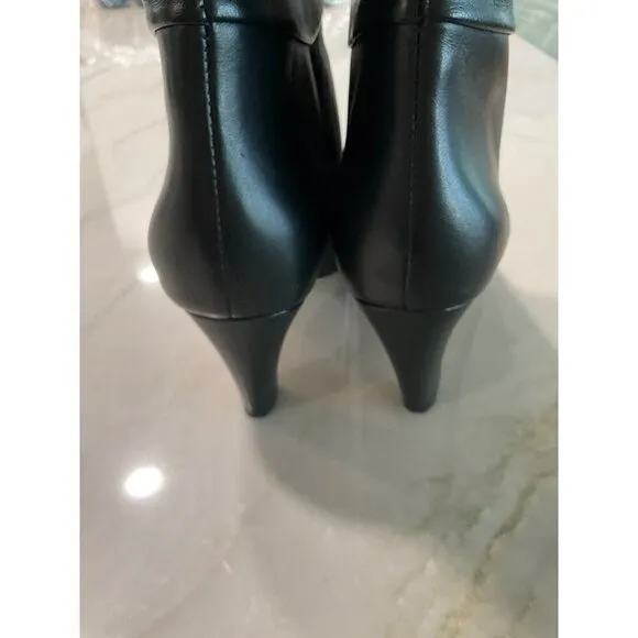 Everlane The Banana Boots in Black Leather New Womens Knee High