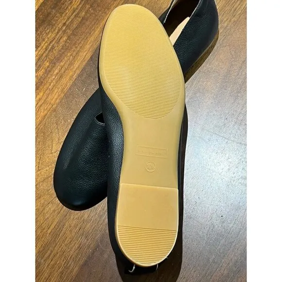 Everlane The Day Glove in Black Leather Womens Shoes Loafer Flats