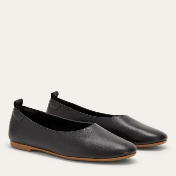 Everlane The Day Glove in Black Leather Womens Shoes Loafer Flats