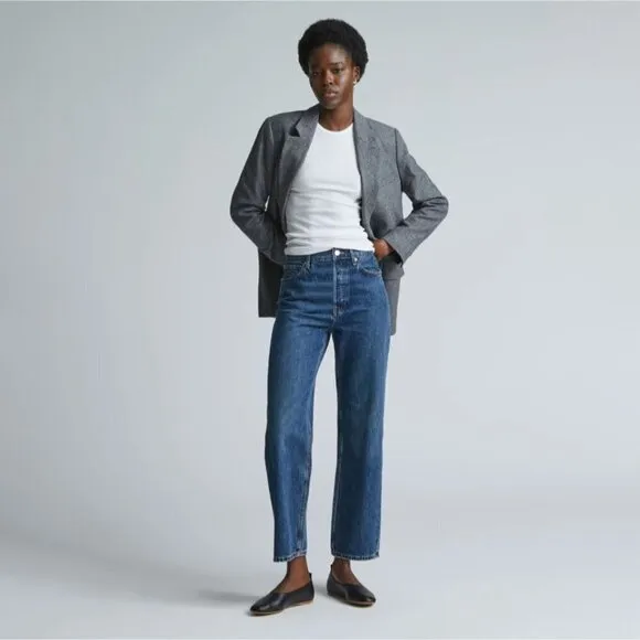 Everlane The Day Glove in Black Leather Womens Shoes Loafer Flats