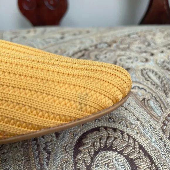 Everlane The Day Glove in ReKnit Flats Slip On Shoes in Mustard Yellow Size 9.5
