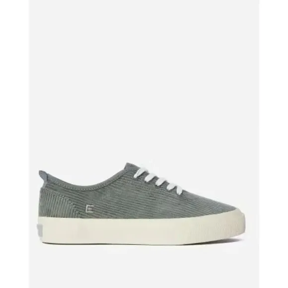 Everlane The Forever Sneaker in Dark Sage 10 New Mens Corduroy Shoes