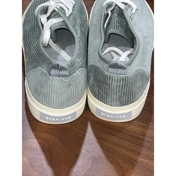 Everlane The Forever Sneaker in Dark Sage 10 New Mens Corduroy Shoes