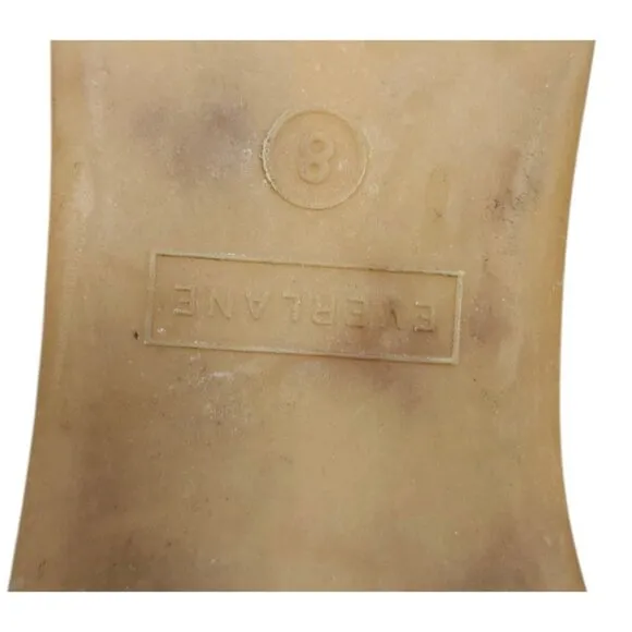 Everlane The Italian Leather Day Glove Flats in Tan-Brown sz 8 Women's