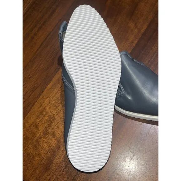 Everlane The Leather Street Shoe in Grey New Womens Wedge Loafer
