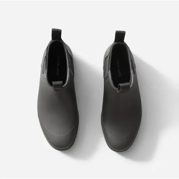 Everlane The Rain Boots in Black New Womens Rubber Booties