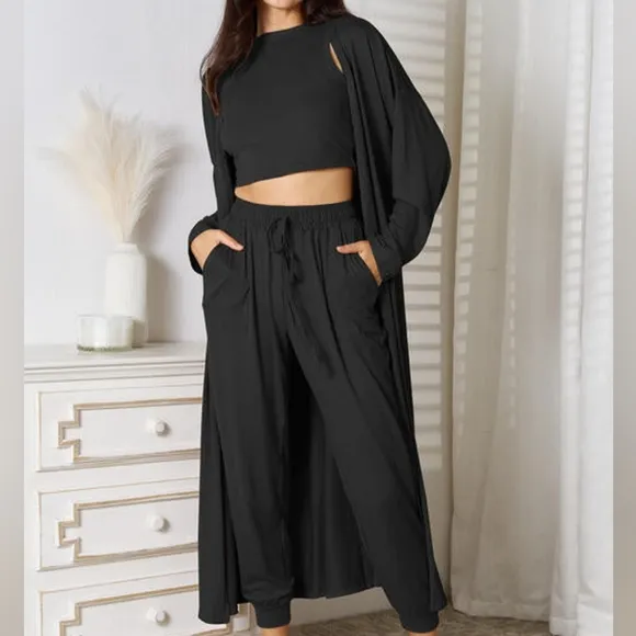 Everyday Ease Three-Piece Set - Black