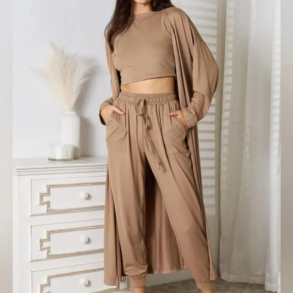 Everyday Ease Three-Piece Set - Tan