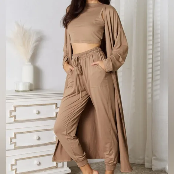 Everyday Ease Three-Piece Set - Tan