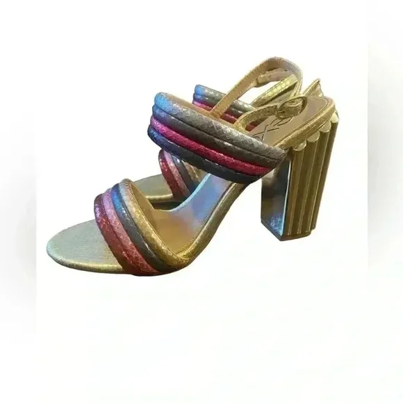 EXÈ MONA COLOR STRAP GOLD HEEL Size 6 (36)