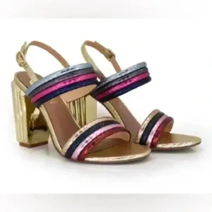 EXÈ MONA COLOR STRAP GOLD HEEL Size 6 (36)