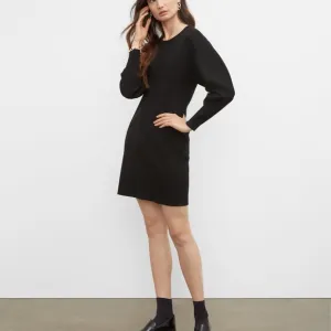 Fashion Sleeve Shaped Sweater Dress - New With Tags - NEVER WORN - Black