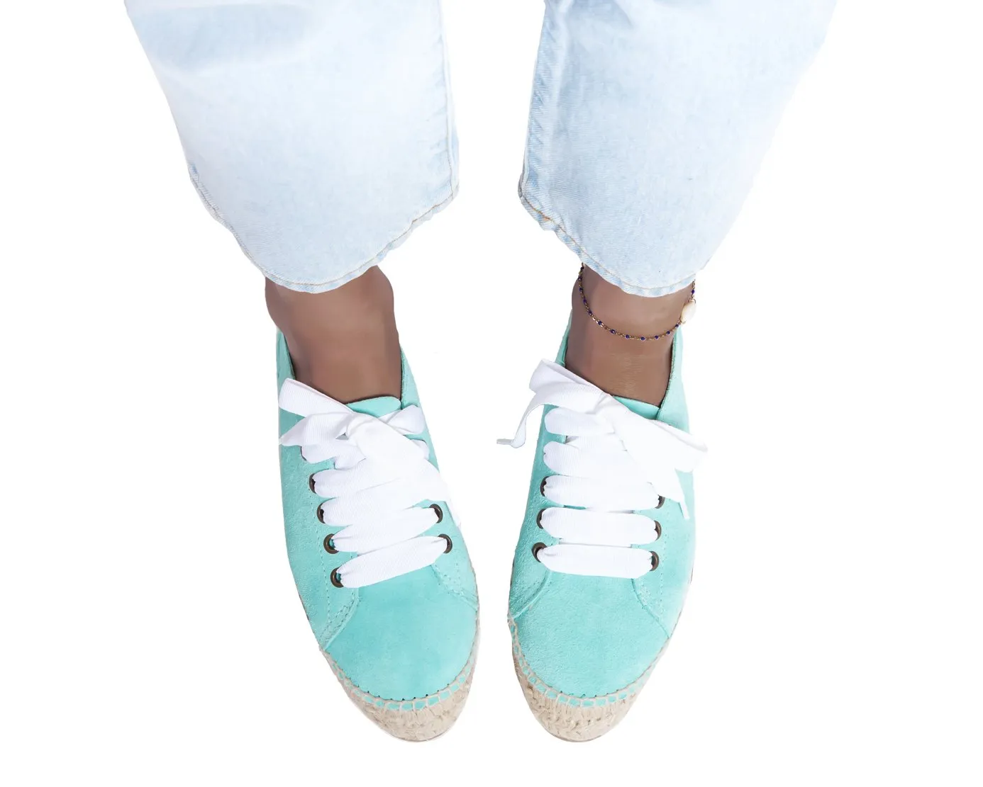 Fast worldwide shipping - Sneakers Aquamarine Hamptons Supportive team -