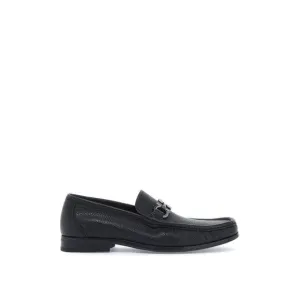 Ferragamo Loafers With Buckle And Hooks Men