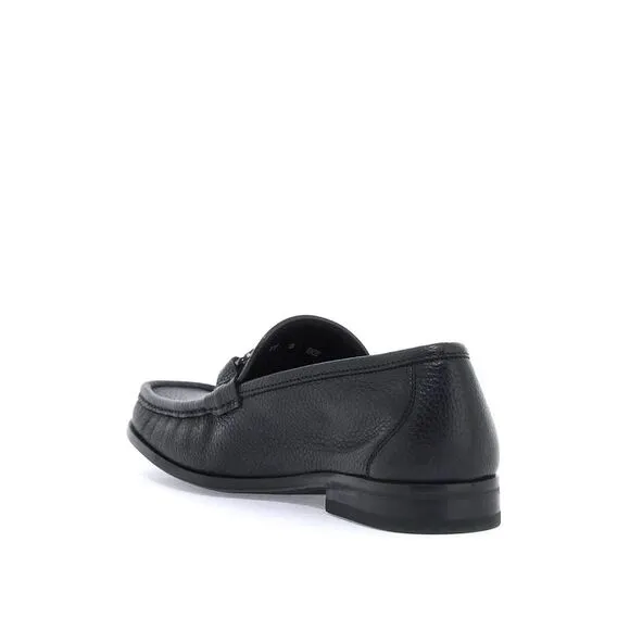 Ferragamo Loafers With Buckle And Hooks Men
