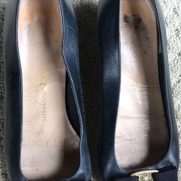 FERRAGAMO short heeled loafers