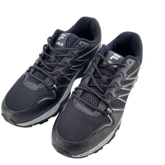 FILA Sneakers Mens 9.5 Quadrix Activewear Athletic Trail Running Shoes Hiking