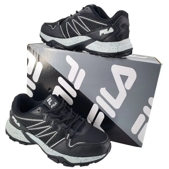 FILA Sneakers Mens 9.5 Quadrix Activewear Athletic Trail Running Shoes Hiking
