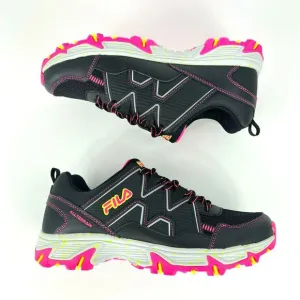 Fila USA Women At Peake 23 Sneakers Trail Running Shoes Size 7M Black New No Box