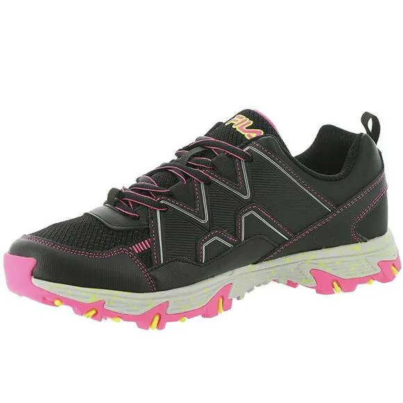 Fila USA Women At Peake 23 Sneakers Trail Running Shoes Size 7M Black New No Box