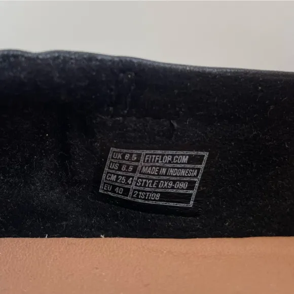 FitFlop Women's Black Allegro Ballerinas Original DX9-090 Size 8.5, Like new!*