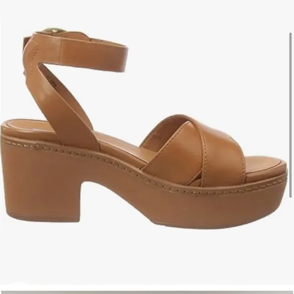 FITFLOPLeather Pilar Crossover Ankle StrapPlatform Sandals
