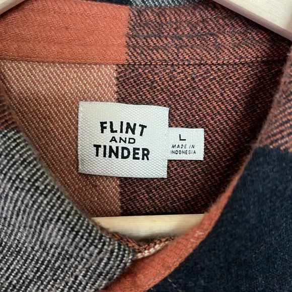 Flint and Tinder - Ranger Longsleeve Workshirt Flannel - Large - Jumbo Plaid