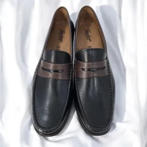 Florsheim Leather Loafers Dress Shoes Slip On Black Brown Mens 13B NARROW Preppy