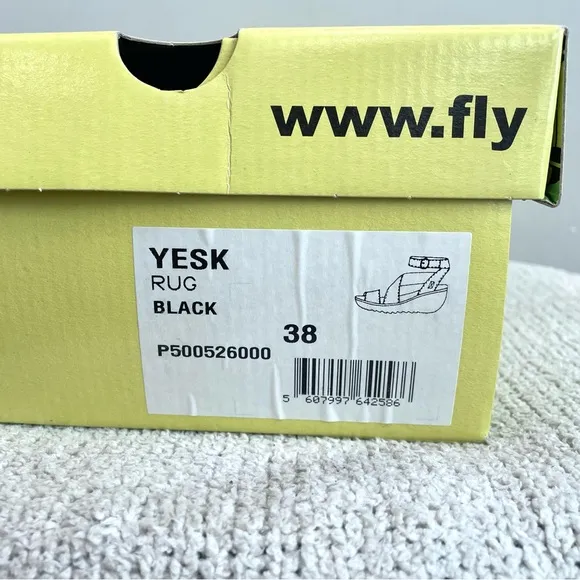 Fly London Yesk Rug Strappy Open Toe Platform Sandals