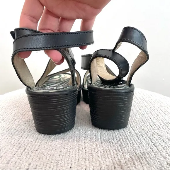 Fly London Yesk Rug Strappy Open Toe Platform Sandals