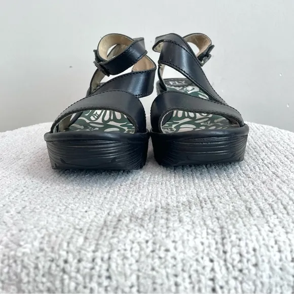 Fly London Yesk Rug Strappy Open Toe Platform Sandals