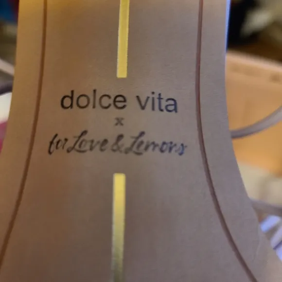 FOR LOVE AND LEMONS X DOLCE VITA Size 8.5 Daizy Purple Wrap Ankle Heels Sandals