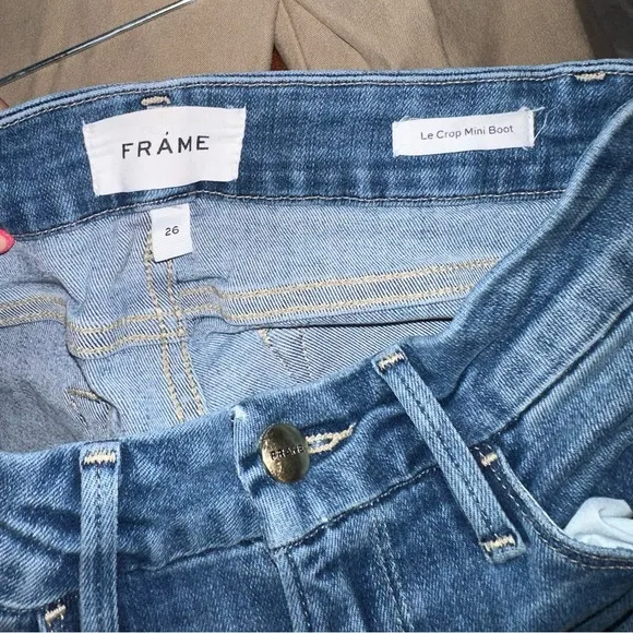 Frame  Le Crop Mini Boot sz 26 #S3
