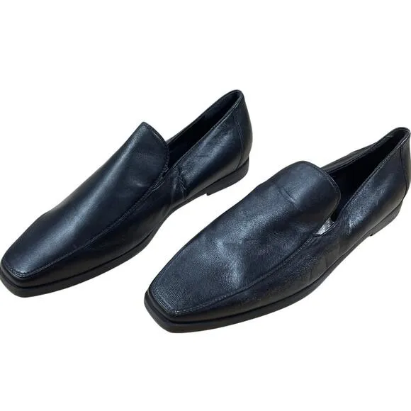 Frame Le Verona Black Leather Loafers Women's Size 37 (US 7) New Without Box