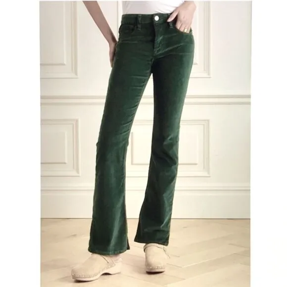 FRAME Le Mini boot corduroy flare pants 25 New