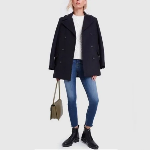 Frame Ali High Rise Skinny Cigarette Raw Jeans 26