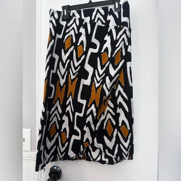Francis   Benedict Women’s S African Wax Print Wrap Skirt 100% Cotton Togo