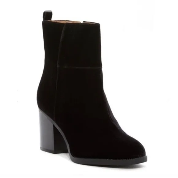 Franco Sarto Boots Owens Suede Velvety Booties Size 5.5M NWT $149.00