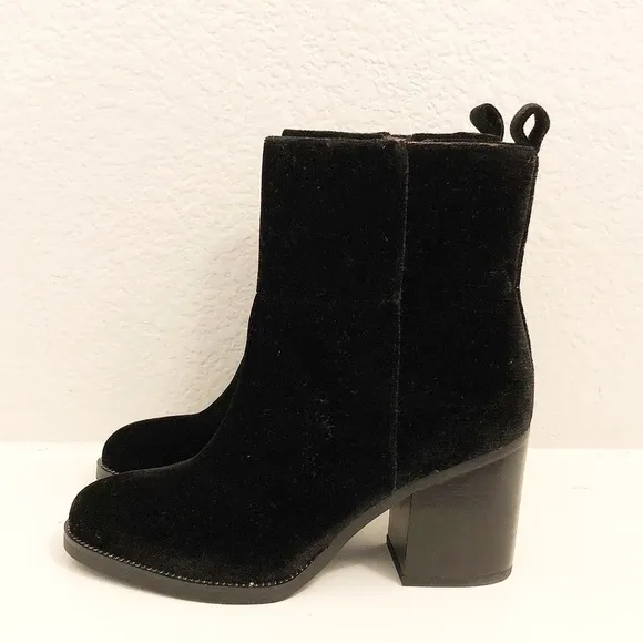 Franco Sarto Boots Owens Suede Velvety Booties Size 5.5M NWT $149.00