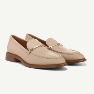 Franco Sarto Eda Bit Loafer With Metal Detail Slip On Tan Color Women’s size 9