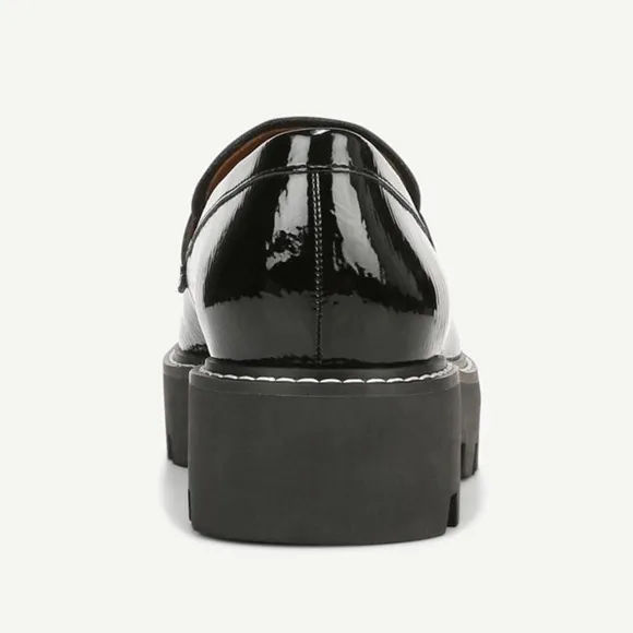 FRANCO SARTO Franco Balin Lug Sole Penny Loafer | Color: Black Patent | NEW/NWOT