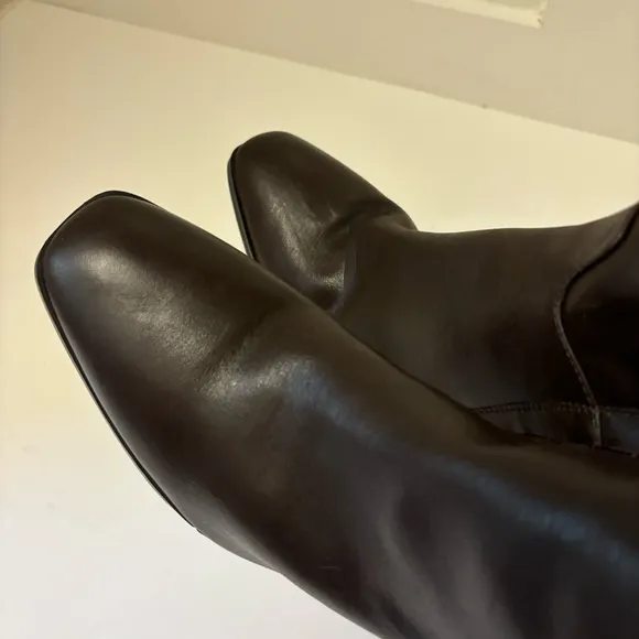 Franco Sarto Tiera High Knee High Heeled Boots Sz 7.5 M