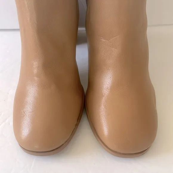 Franco Sarto Vintage Nostalgia L-Cindy Tall Knee High Boots Camel Size 10 NWT
