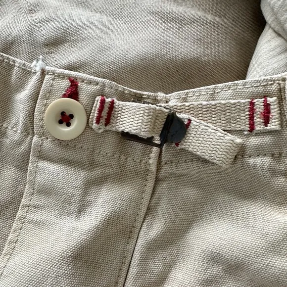 Free People All Yours Micro Mini Shorts Khaki Size 12 Utility Cargo NWOT