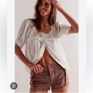Free People All Yours Micro Shorts, NWOT, Brown