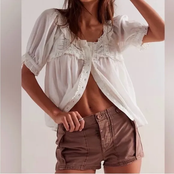 Free People All Yours Micro Shorts NWOT