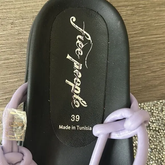 FREE PEOPLE Below Deck Wrap Sandals By - Orchid size 39  $120‎