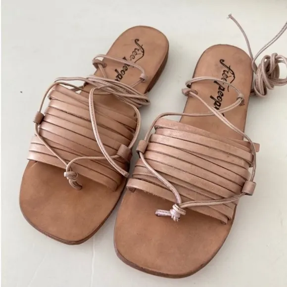 FREE PEOPLE Cami Huarache Wrap Sandals